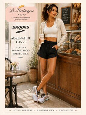 Brooks Adrenaline GTS 21 Women 11 D Wide Stability Road Running Walking Shoes